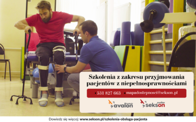 Fundacja Avalon startuje ze szkoleniami z zakresu obsługi pacjentów i pacjentek z niepełnosprawnościami 